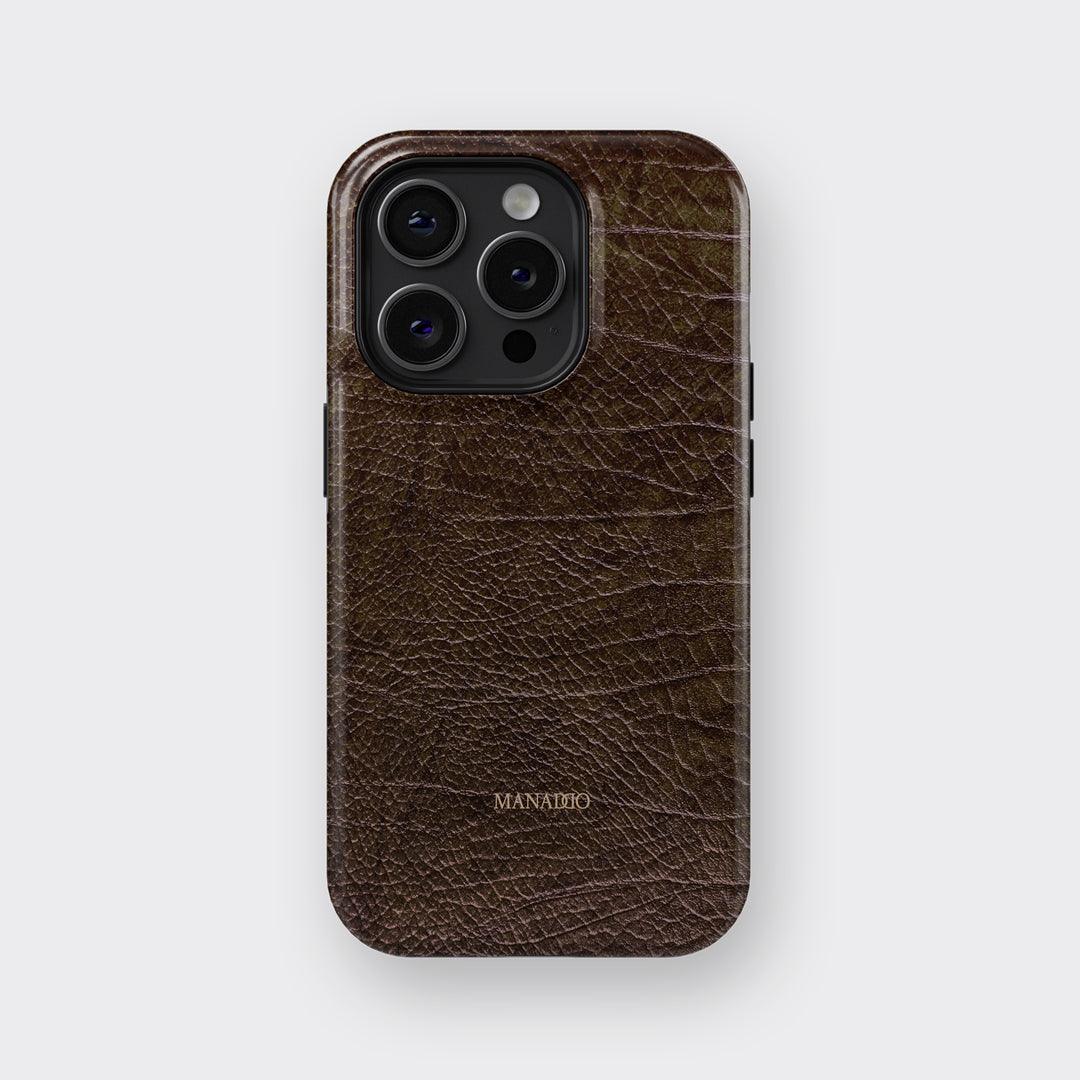 Durable Dual-Layer Bison Bliss Case