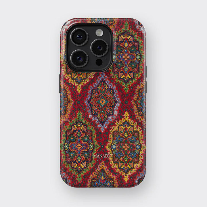 Crimson Medallion Phone Case