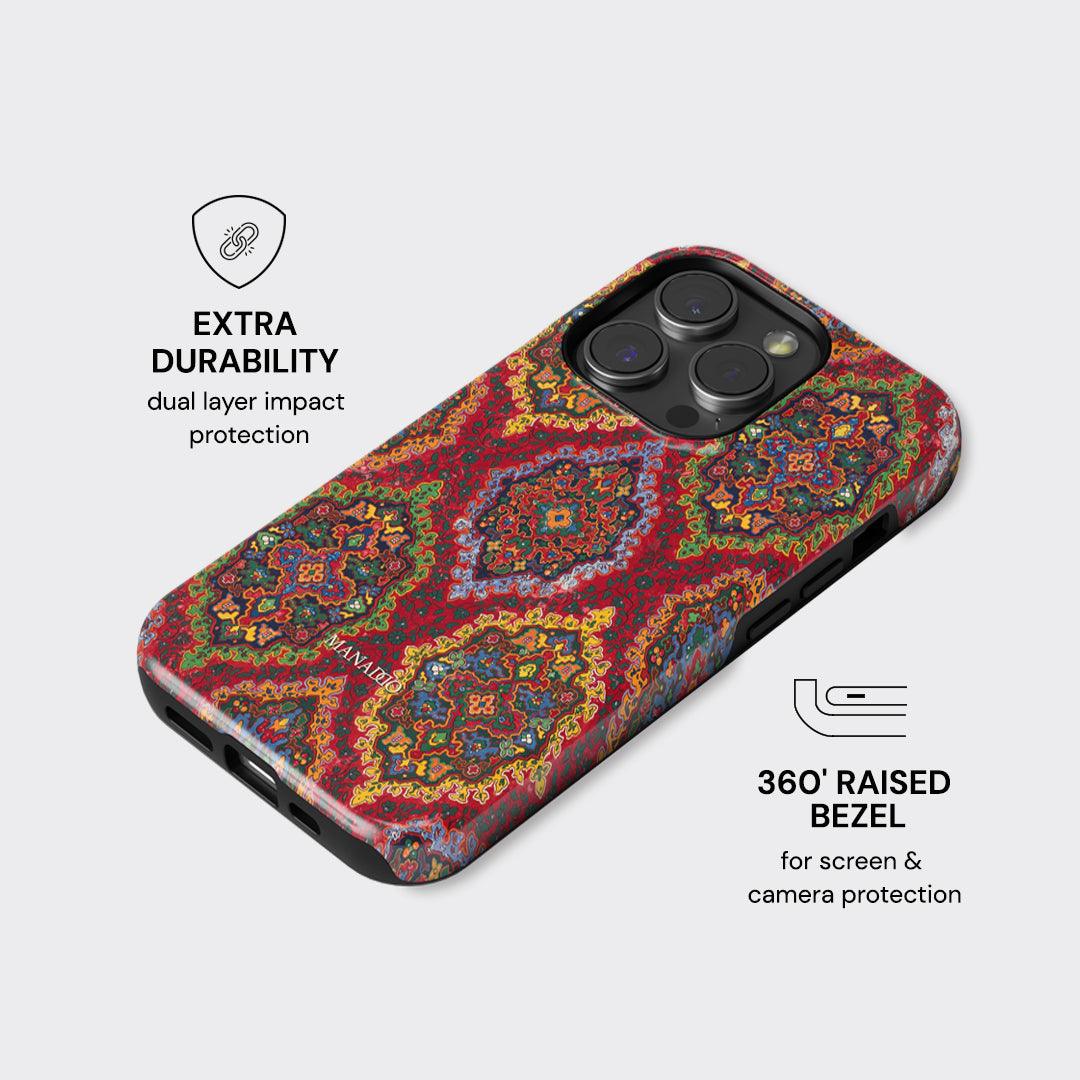 Crimson Medallion Phone Case